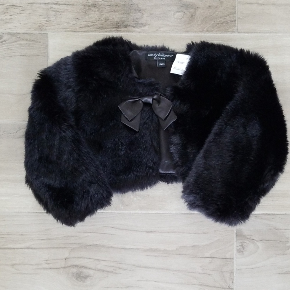 Faux fur shaw